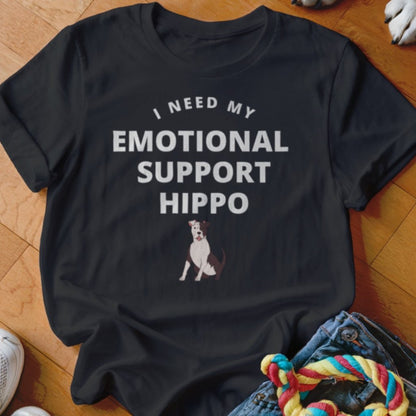 Emotional Support Hippo Pitbull Shirt - The Pawsitive Initiative