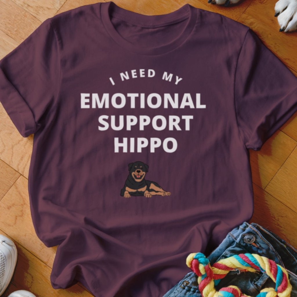 Emotional Support Hippo Shirt - The Pawsitive Initiative