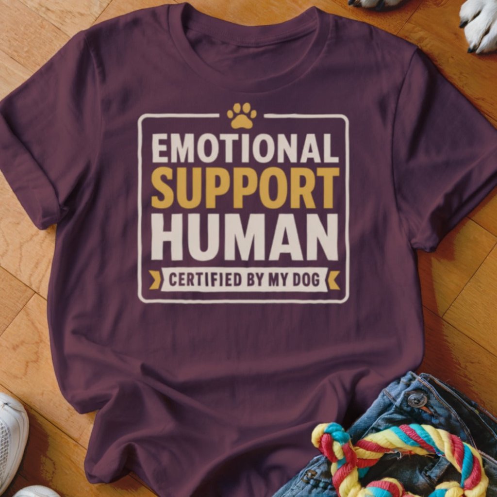 Emotional Support Human Shirt - The Pawsitive Initiative