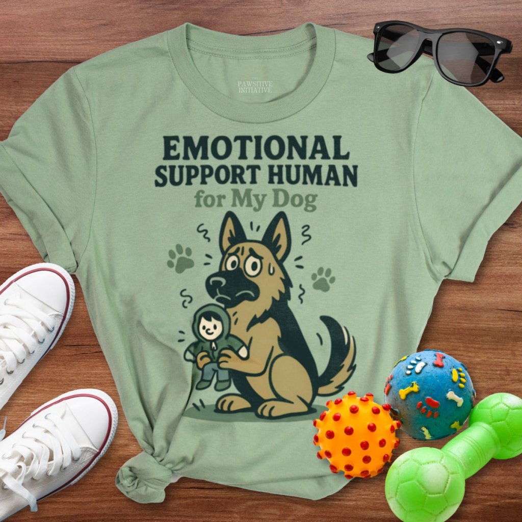 Emotional Support Human Shirt - The Pawsitive Initiative