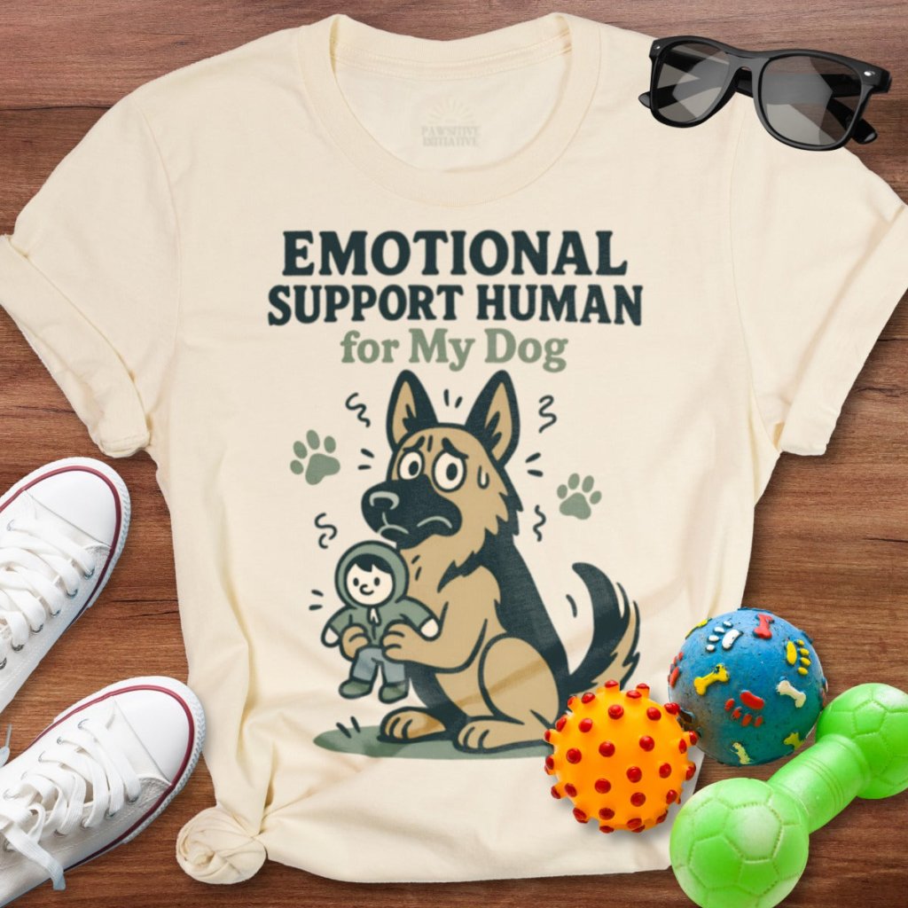 Emotional Support Human Shirt - The Pawsitive Initiative
