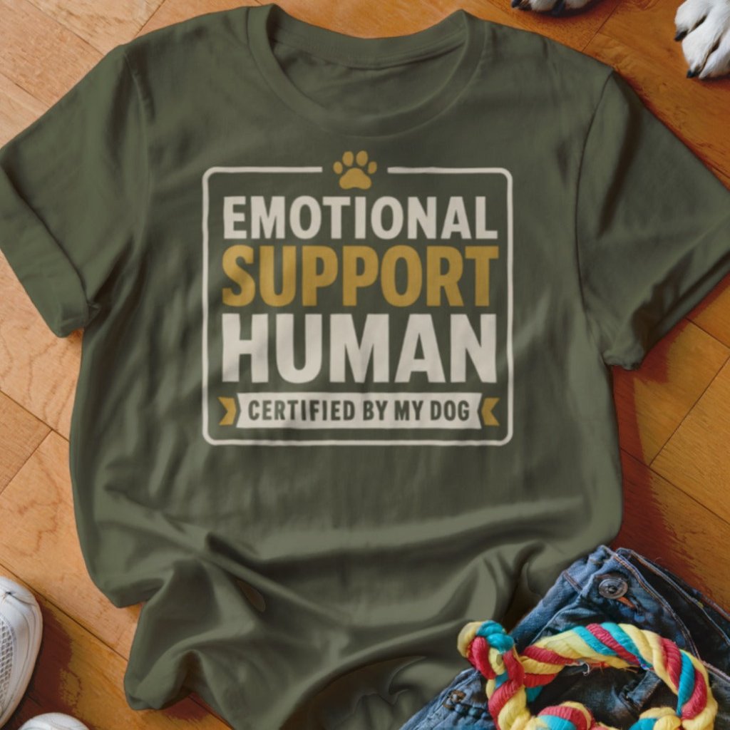 Emotional Support Human Shirt - The Pawsitive Initiative
