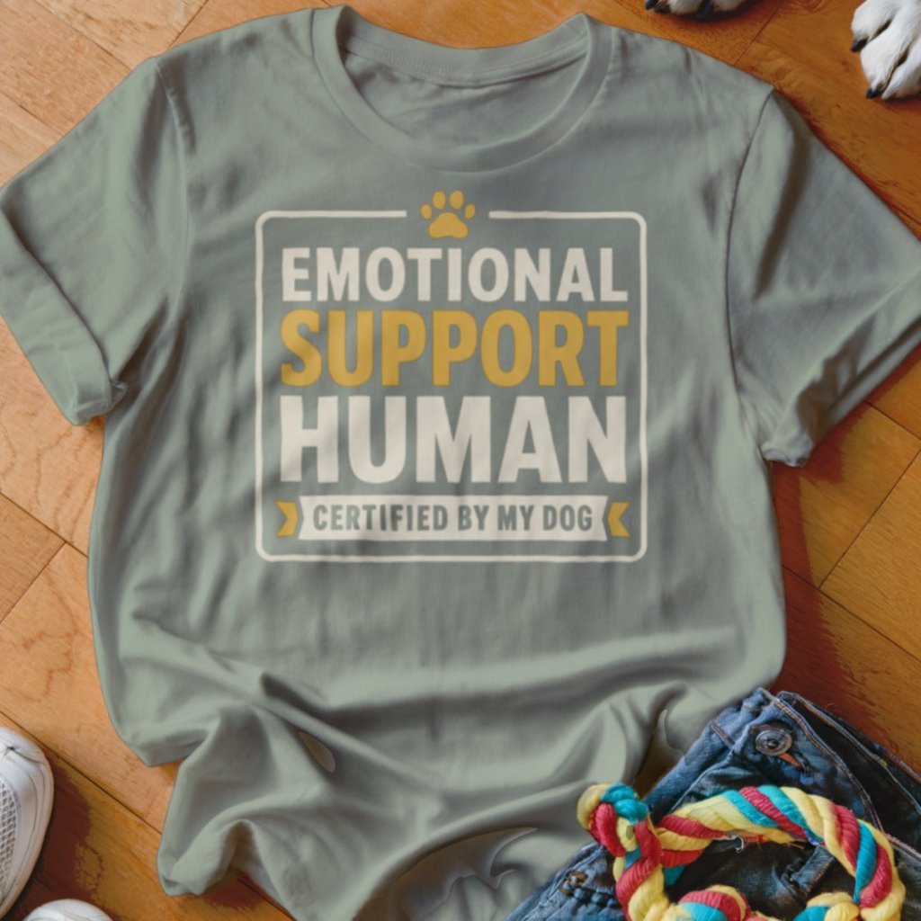 Emotional Support Human Shirt - The Pawsitive Initiative