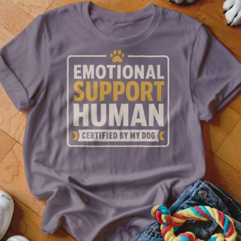 Emotional Support Human Shirt - The Pawsitive Initiative
