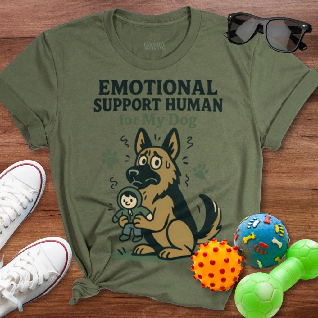 Emotional Support Human Shirt - The Pawsitive Initiative