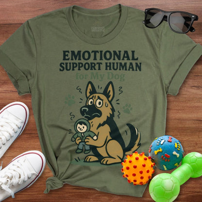 Emotional Support Human Shirt - The Pawsitive Initiative