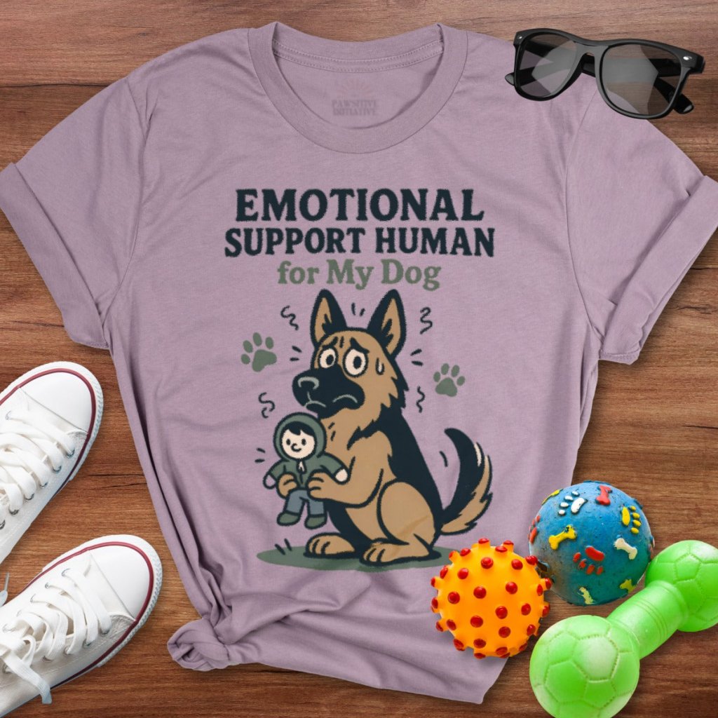 Emotional Support Human Shirt - The Pawsitive Initiative