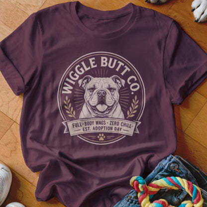 English Bulldog Wiggle Butt Co Shirt - The Pawsitive Initiative