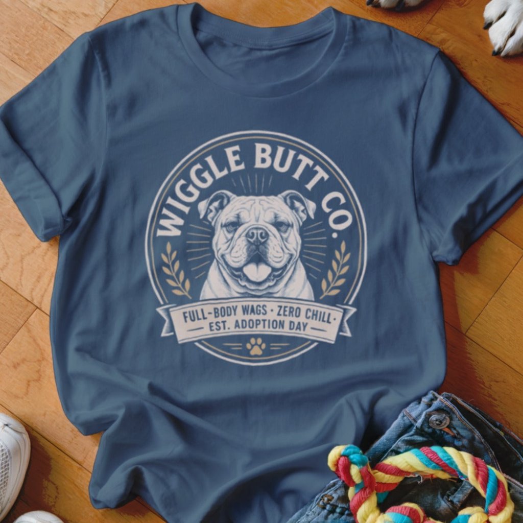English Bulldog Wiggle Butt Co Shirt - The Pawsitive Initiative
