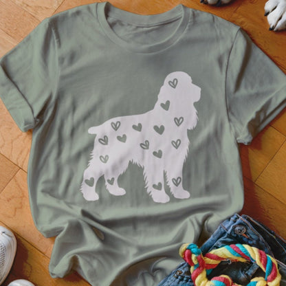 English Cocker Spaniel Hearts Shirt - The Pawsitive Initiative