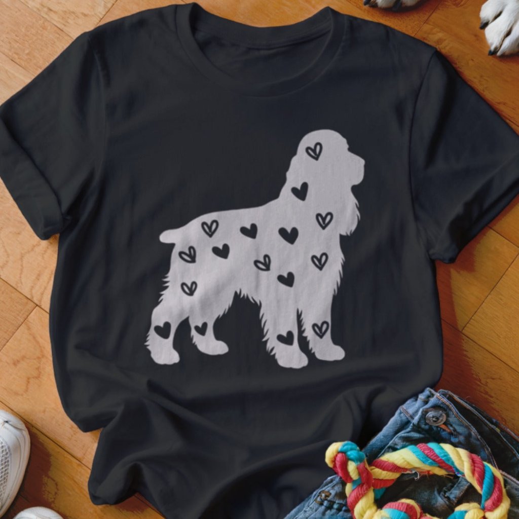 English Cocker Spaniel Hearts Shirt - The Pawsitive Initiative
