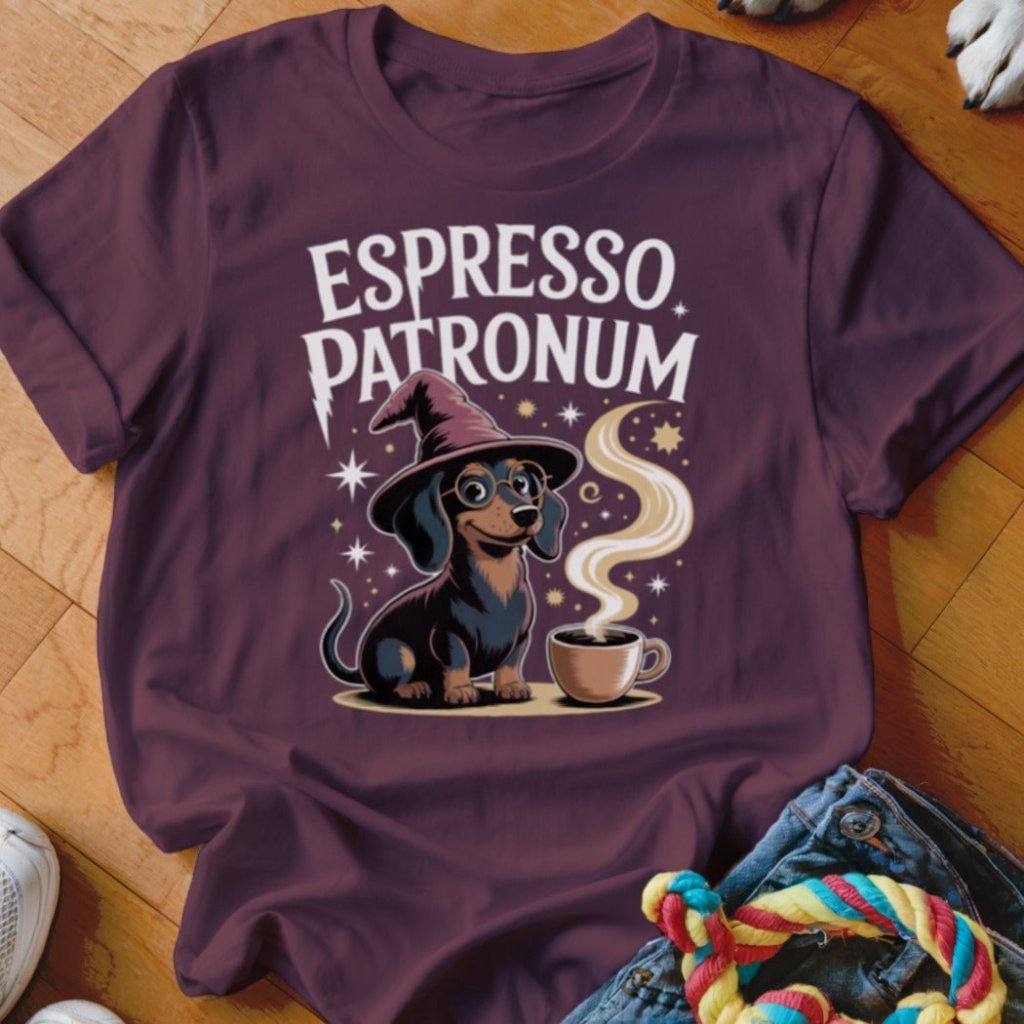 Espresso Patronum Doxie Shirt - The Pawsitive Initiative