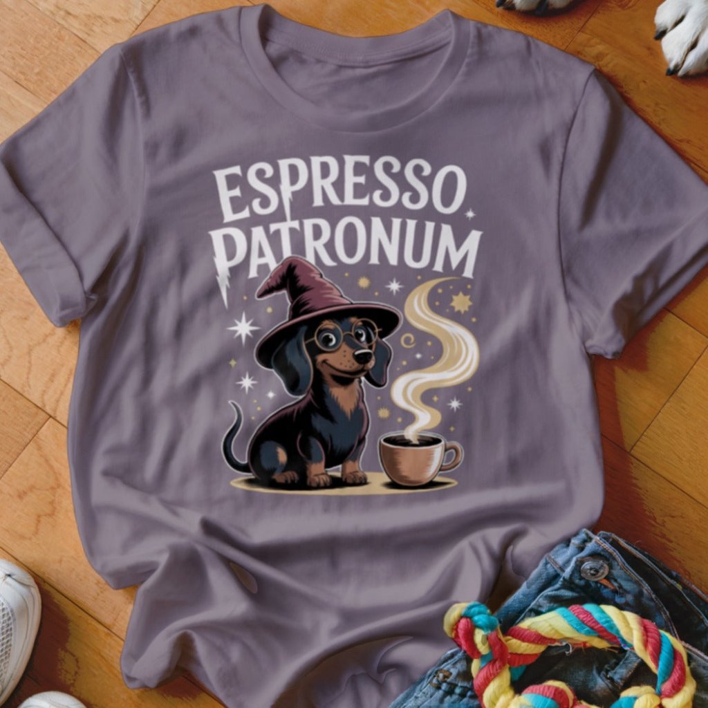 Espresso Patronum Doxie Shirt - The Pawsitive Initiative