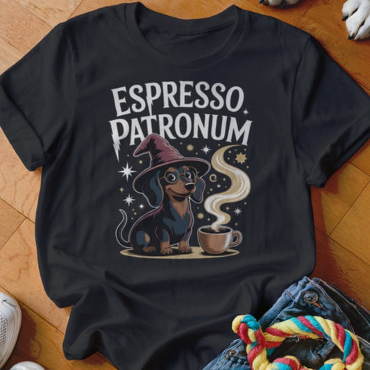 Espresso Patronum Doxie Shirt - The Pawsitive Initiative