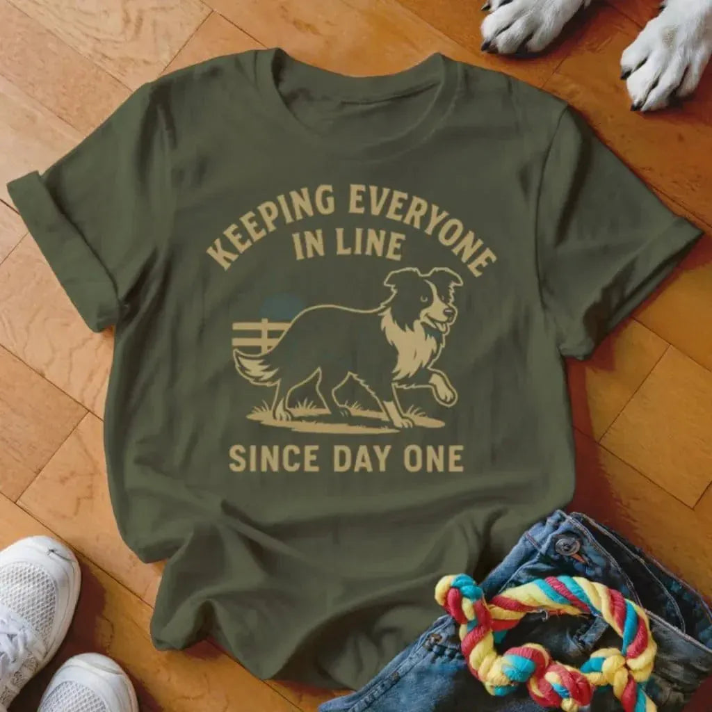 Everyone in Line Shirt - The Pawsitive Initiative
