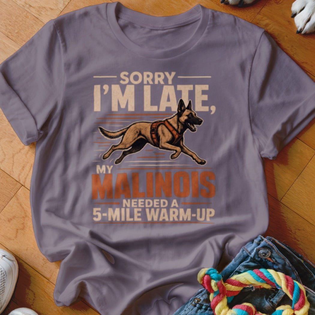 Sorry I'm late, my Malinois needed a 5-mile warm-up design.