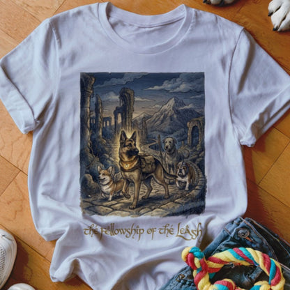 Fellowship of the Leash GSD Shirt - The Pawsitive Initiative