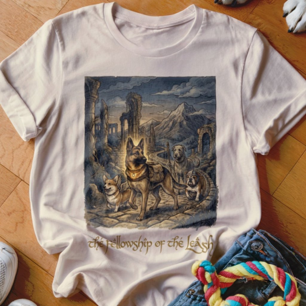 Fellowship of the Leash GSD Shirt - The Pawsitive Initiative