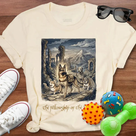 Fellowship of the Leash GSD Shirt - The Pawsitive Initiative