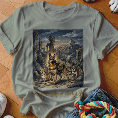 Fellowship of the Leash GSD Shirt - The Pawsitive Initiative