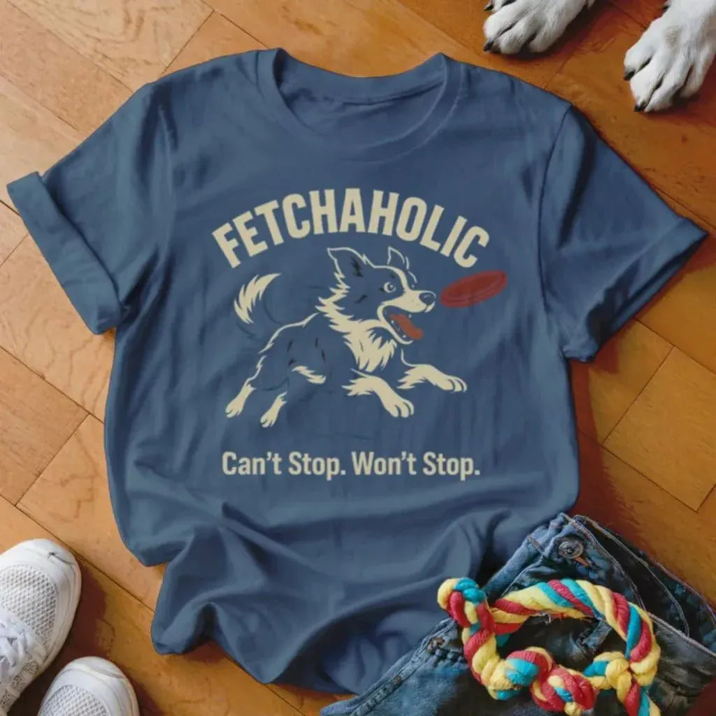 Fetchaholic Shirt - The Pawsitive Initiative