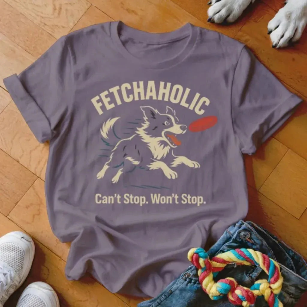 Fetchaholic Shirt - The Pawsitive Initiative