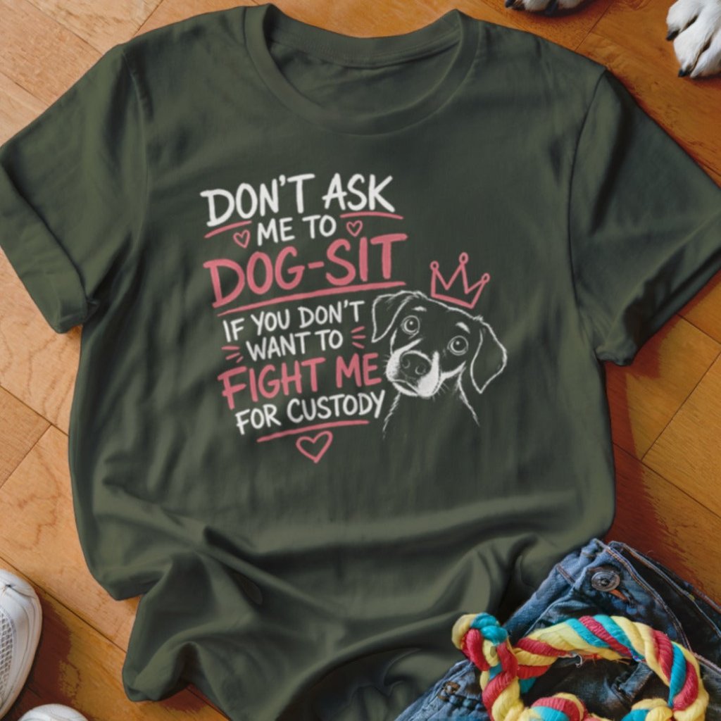 Fight Me For Custody Shirt - The Pawsitive Initiative
