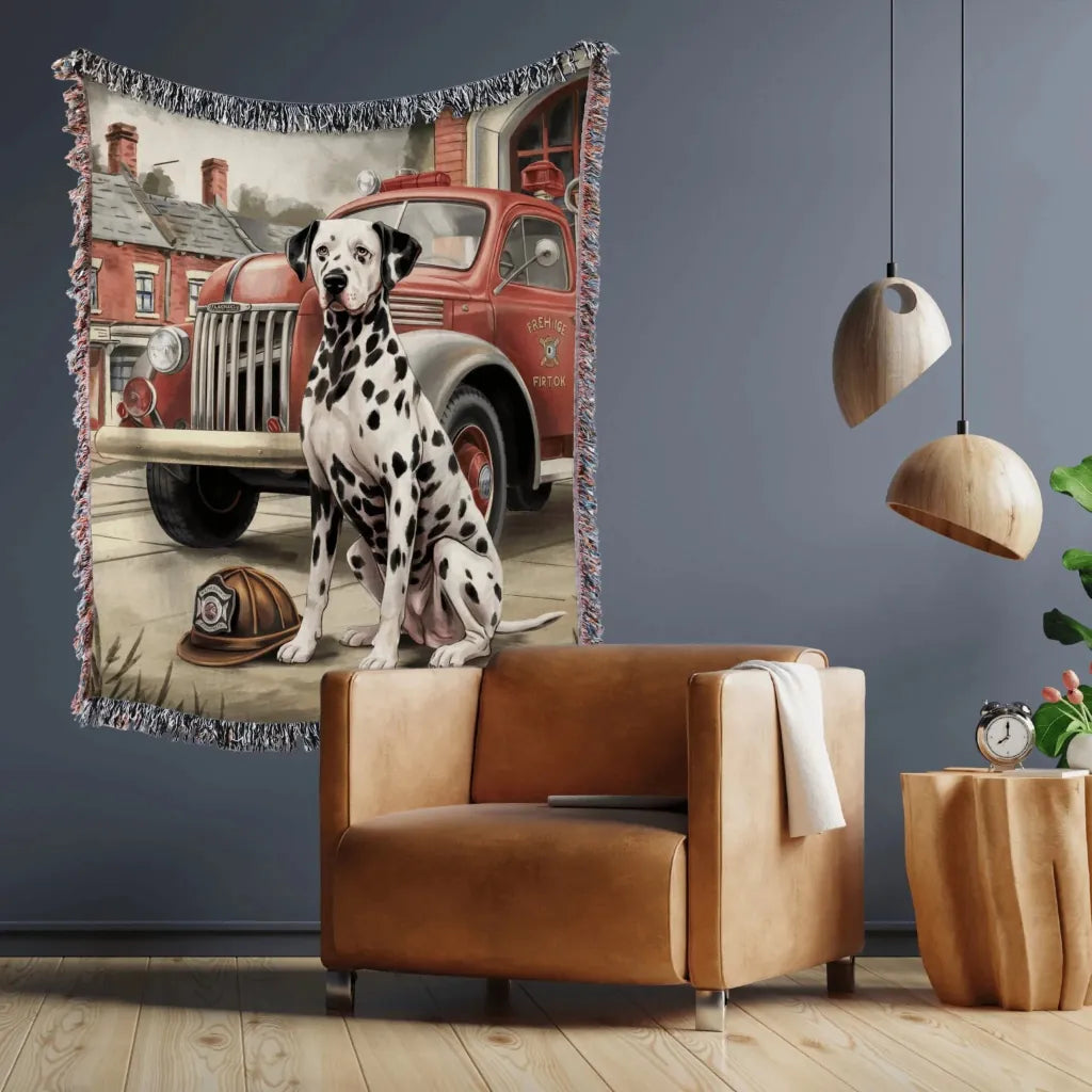 Firefighting Dalmatian Blanket - The Pawsitive Initiative