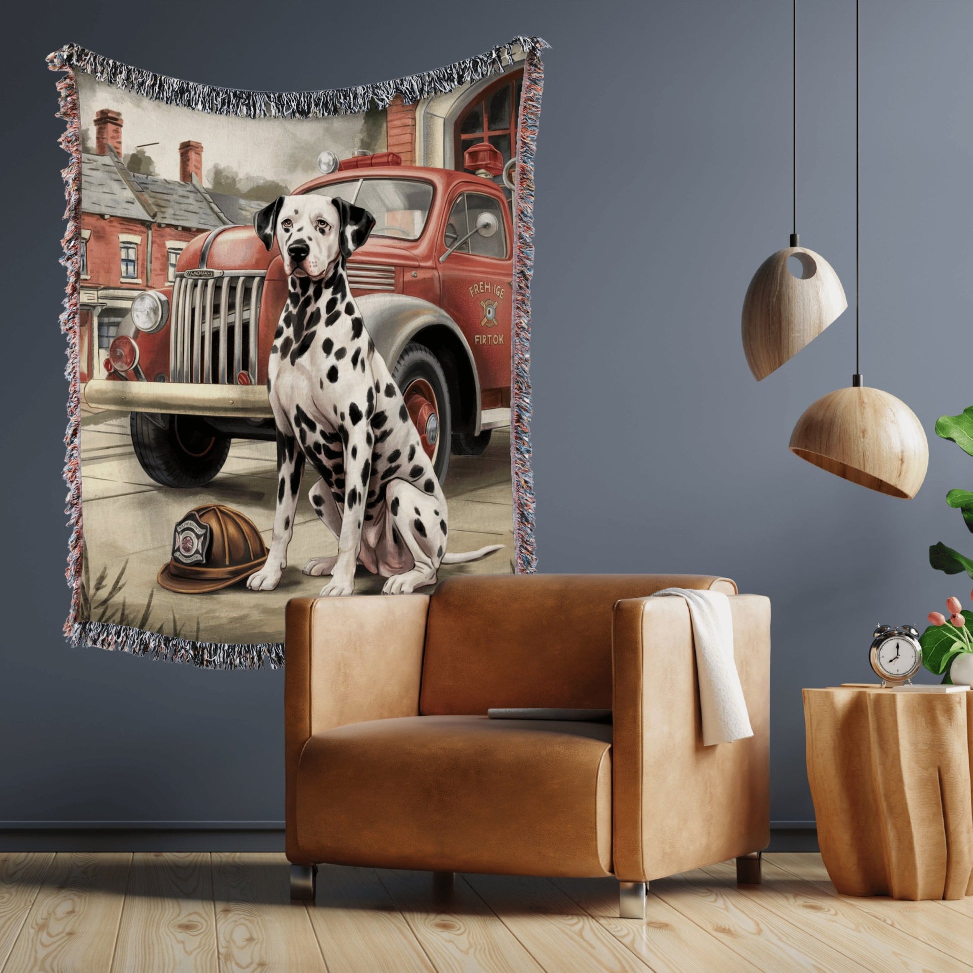 Firefighting Dalmatian Blanket - The Pawsitive Initiative