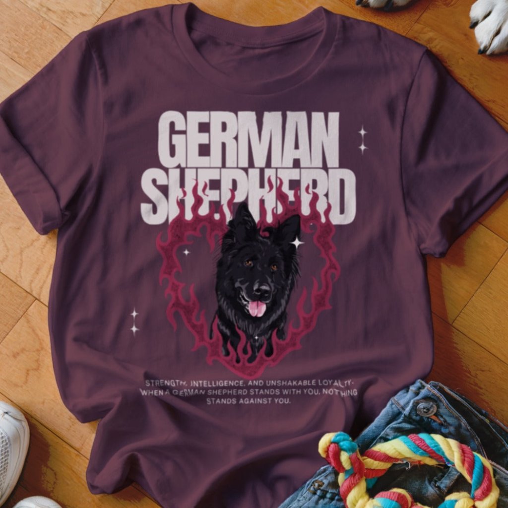 Flaming Heart Shirt - The Pawsitive Initiative
