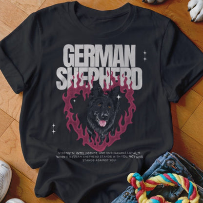 Flaming Heart Shirt - The Pawsitive Initiative