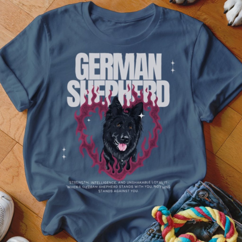 Flaming Heart Shirt - The Pawsitive Initiative