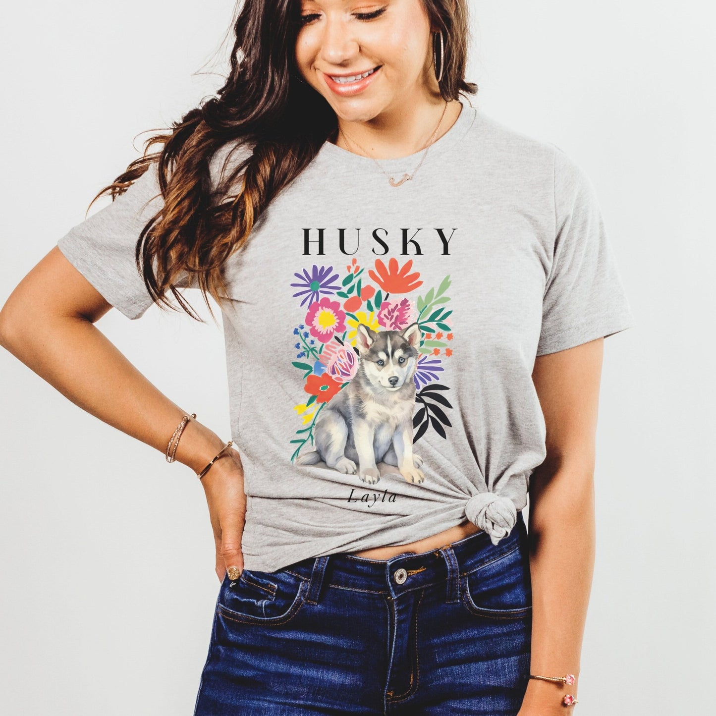 Floral Husky Shirt - The Pawsitive Initiative