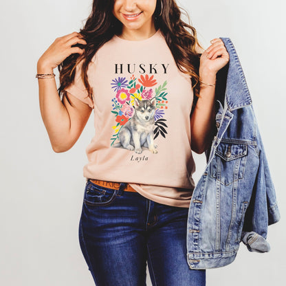 Floral Husky Shirt - The Pawsitive Initiative