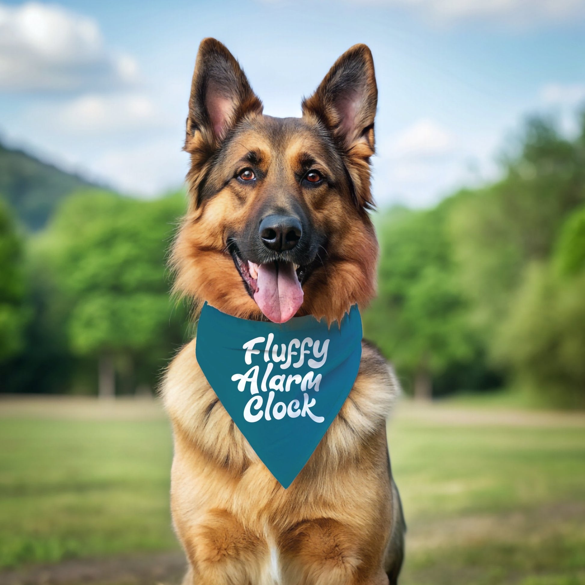 Fluffy Alarm Clock Bandana - The Pawsitive Initiative
