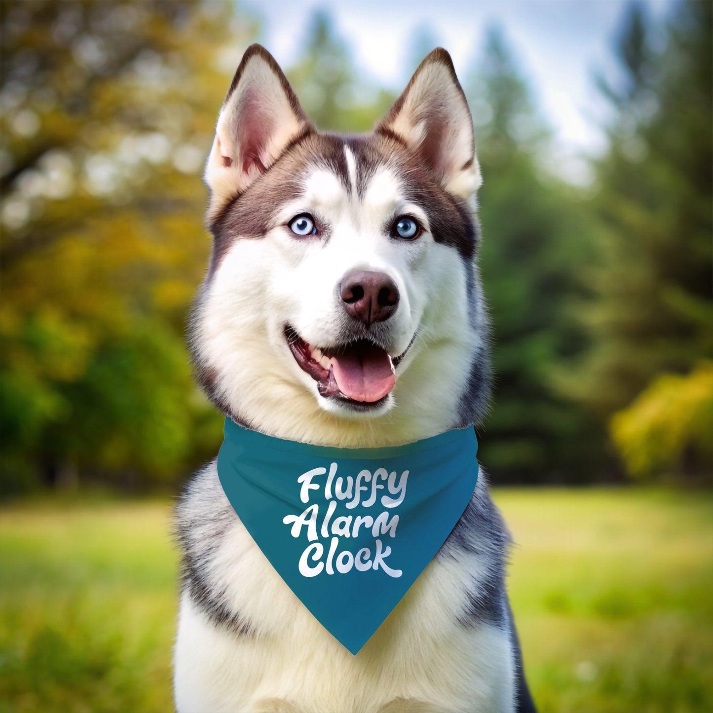 Fluffy Alarm Clock Bandana - The Pawsitive Initiative