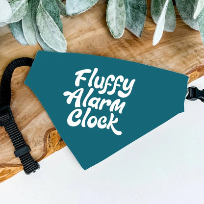 Fluffy Alarm Clock Bandana - The Pawsitive Initiative