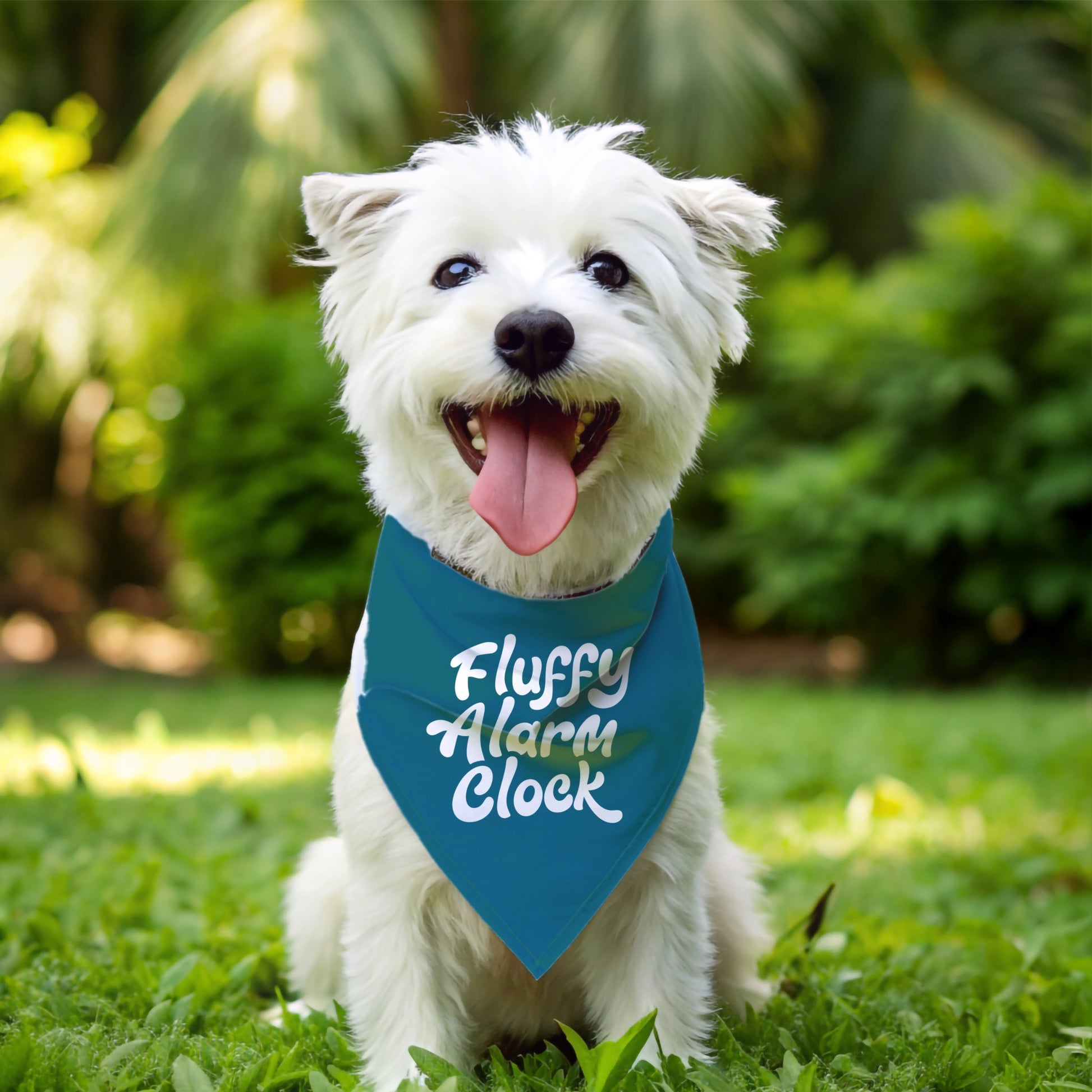 Fluffy Alarm Clock Bandana - The Pawsitive Initiative