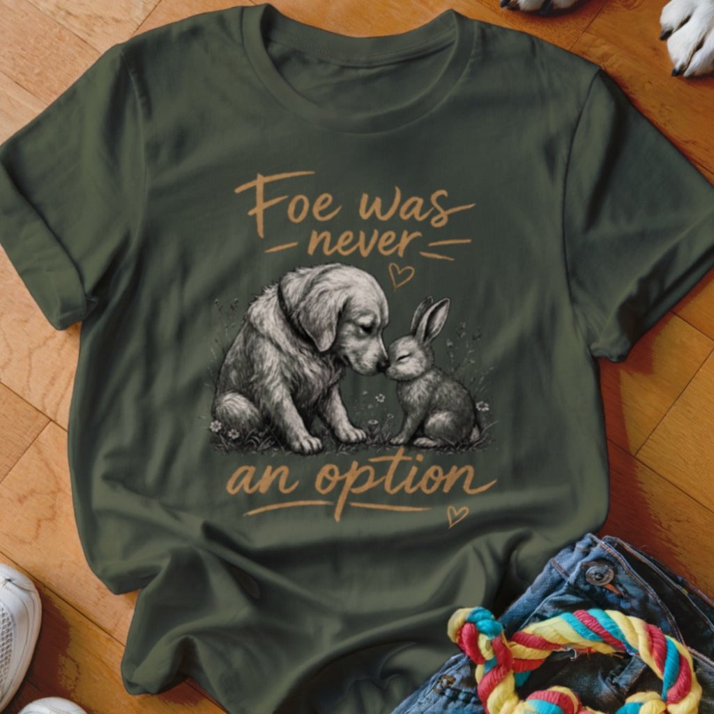 Foe Was Never An Option Shirt - The Pawsitive Initiative