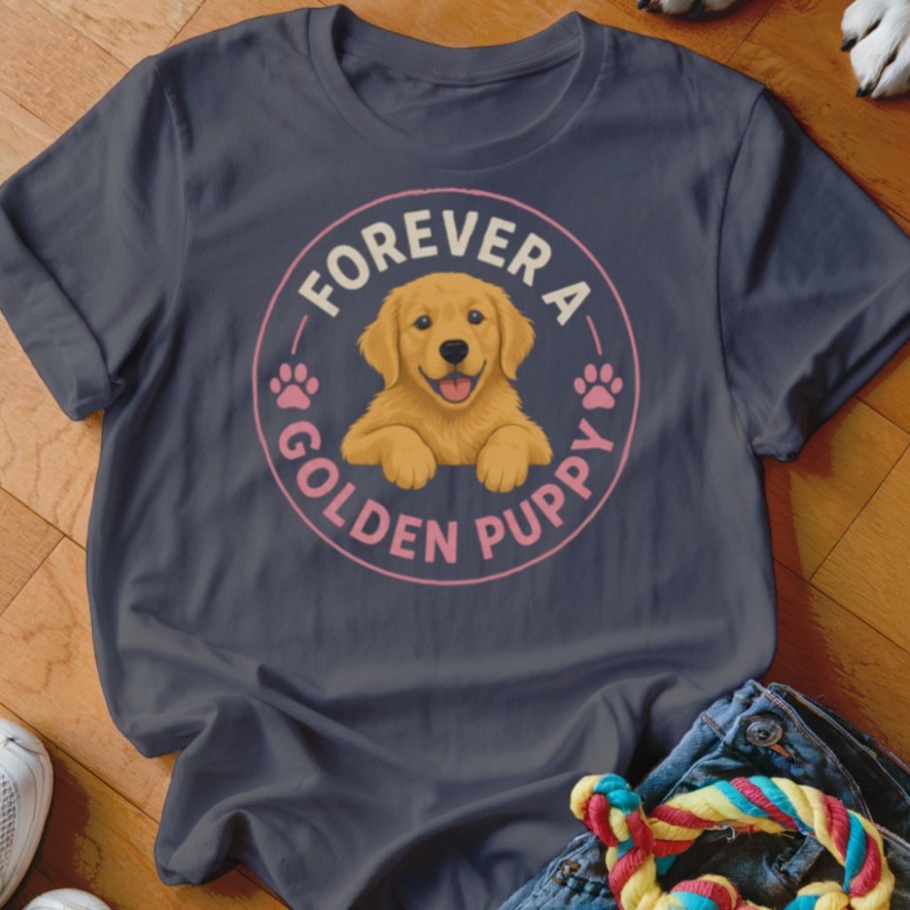 Forever a Golden Puppy Shirt - The Pawsitive Initiative