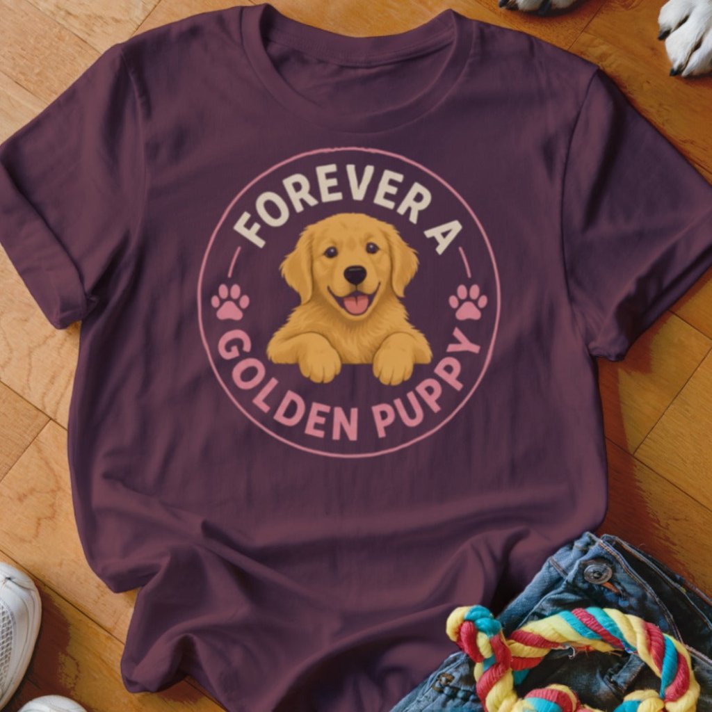 Forever a Golden Puppy Shirt - The Pawsitive Initiative