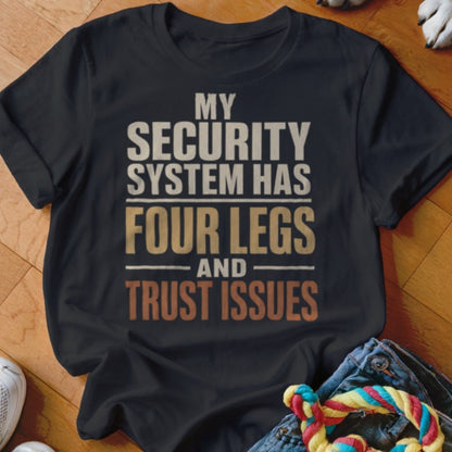 Four Legs and Trust Issues Shirt - The Pawsitive Initiative