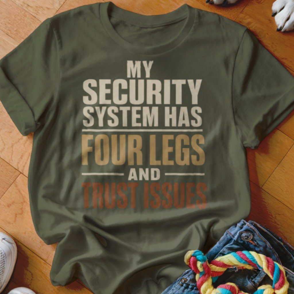 Four Legs and Trust Issues Shirt - The Pawsitive Initiative