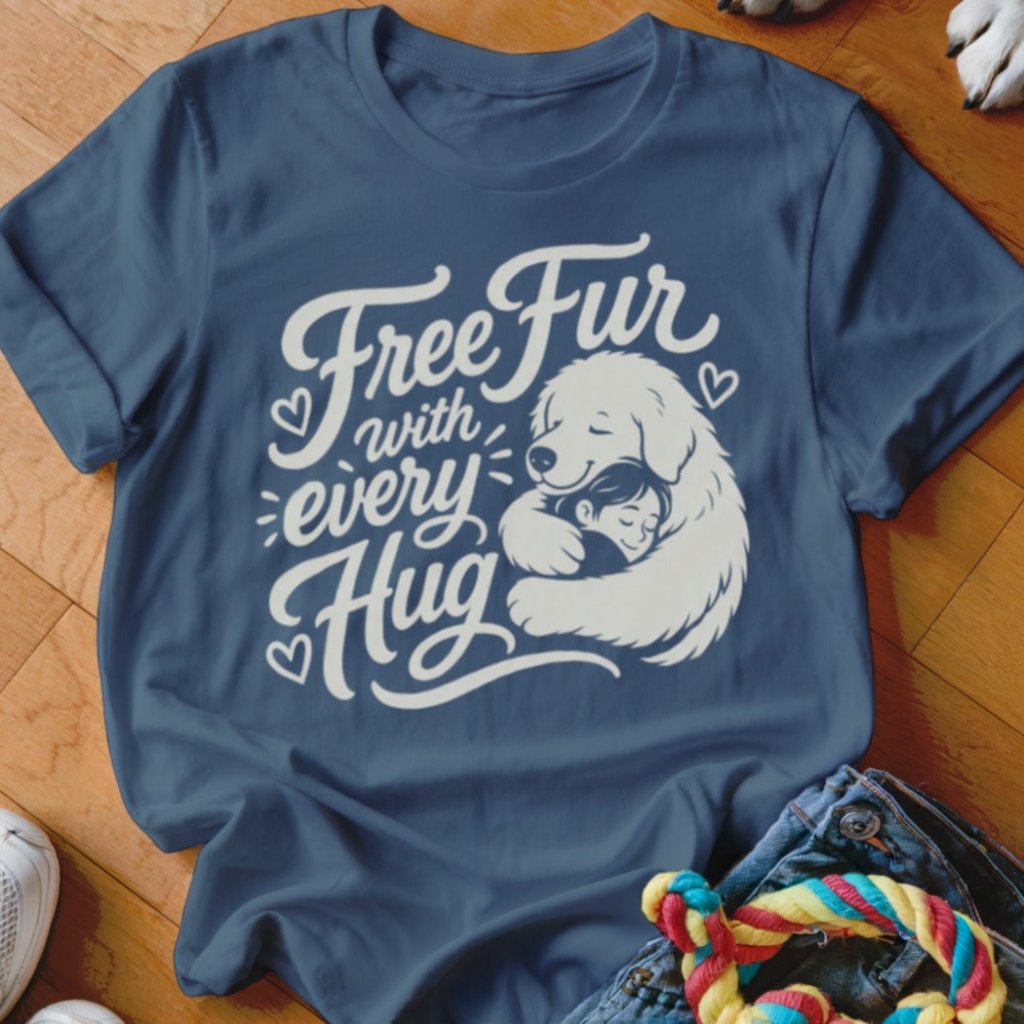 Free Fur With Every Hug Shirt - The Pawsitive Initiative