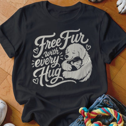 Free Fur With Every Hug Shirt - The Pawsitive Initiative