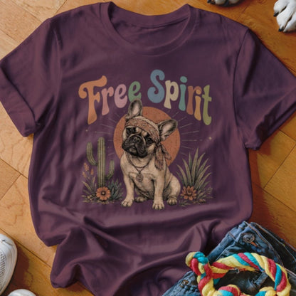 Free Spirit Frenchie Shirt - The Pawsitive Initiative