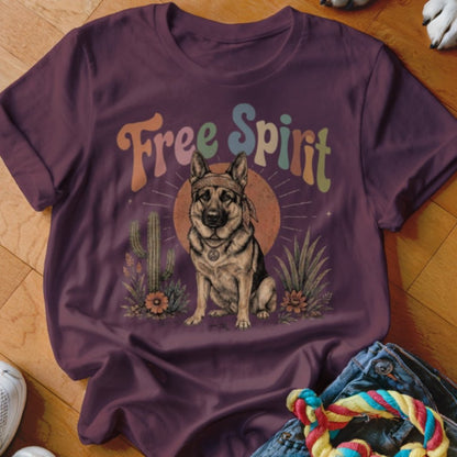 Free Spirit GSD Shirt - The Pawsitive Initiative