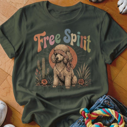 Free Spirit Poodle Shirt - The Pawsitive Initiative