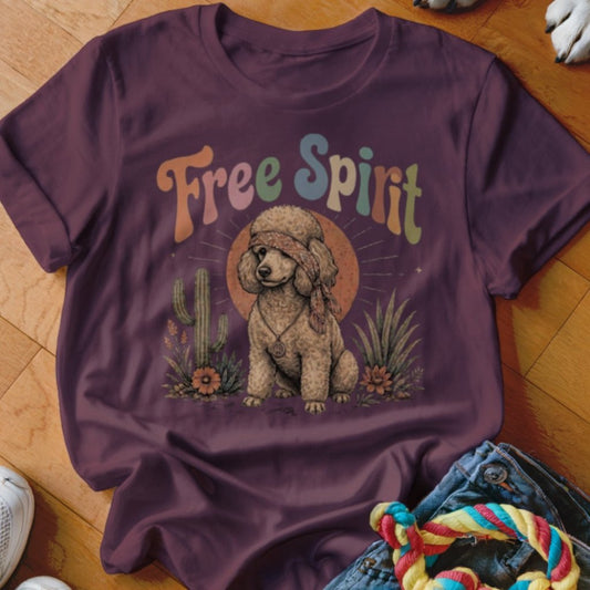 Free Spirit Poodle Shirt - The Pawsitive Initiative