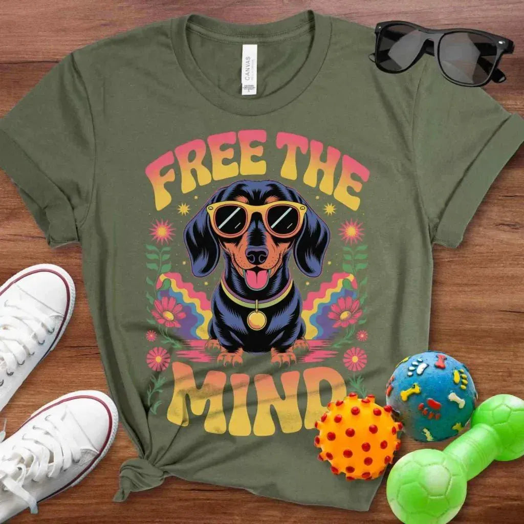 Free the Doxie Mind Shirt - The Pawsitive Initiative